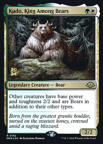 Kudo, King Among Bears - mh3 Spoiler