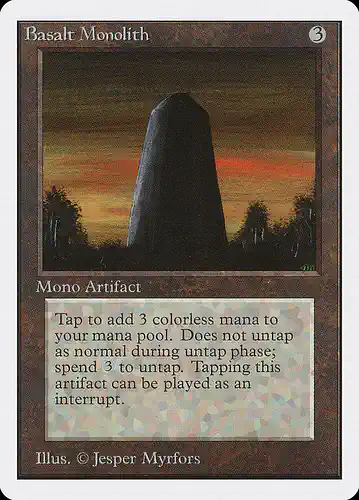 Basalt Monolith - 2ed Spoiler