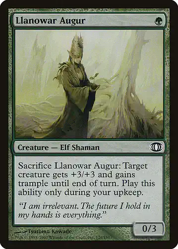 Llanowar Augur - fut Spoiler