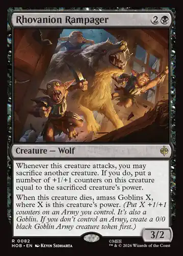 Rhovanion Rampager - hob Spoiler