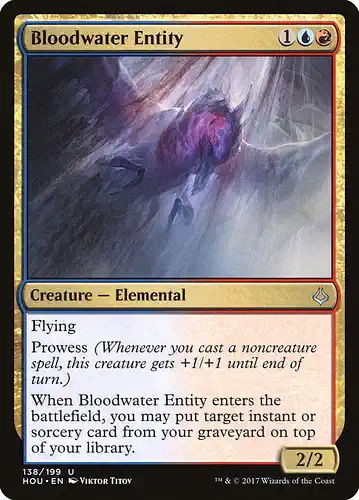 Bloodwater Entity - hou Spoiler