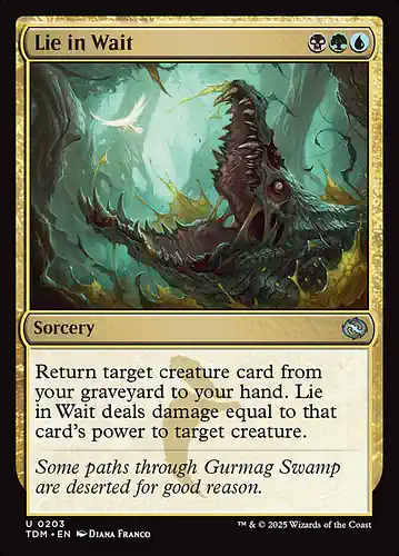 Lie in Wait - tdm Spoiler