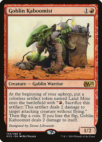 Goblin Kaboomist - m15 Spoiler