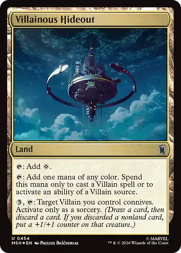 Villainous Hideout - msh Spoiler