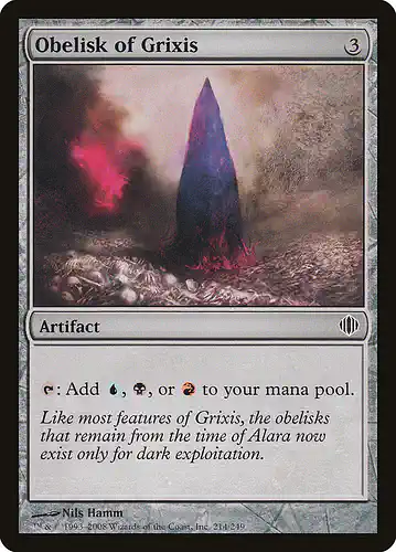 Obelisk of Grixis - ala Spoiler