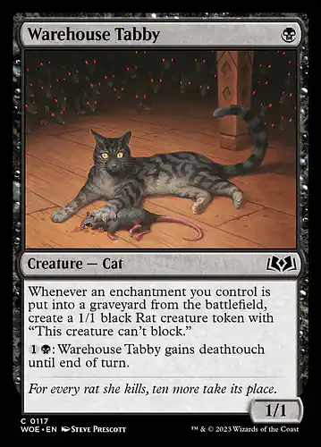 Warehouse Tabby - woe Spoiler