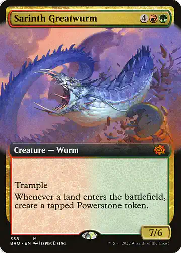 Sarinth Greatwurm - bro Spoiler