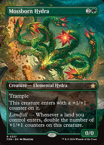 Mossborn Hydra - fdn Spoiler