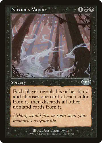 Noxious Vapors - pls Spoiler