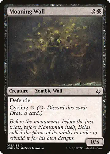 Moaning Wall - hou Spoiler