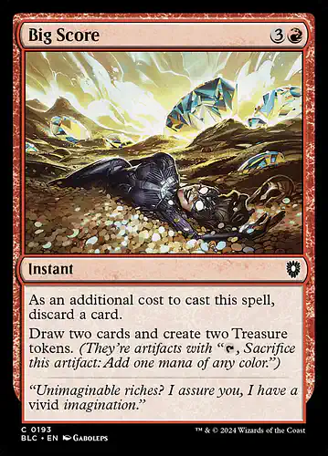 Big Score - blc Spoiler