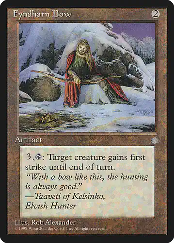 Fyndhorn Bow - ice Spoiler
