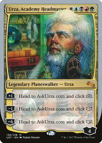 Urza, Academy Headmaster - ust Spoiler
