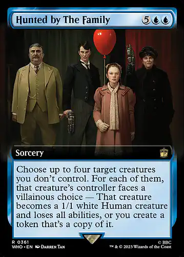 Hunted by The Family - who Spoiler