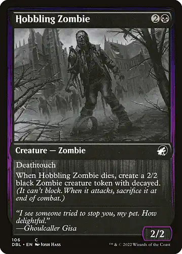 Hobbling Zombie - dbl Spoiler
