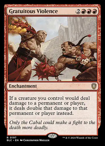 Gratuitous Violence - blc Spoiler