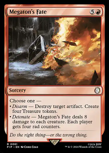 Megaton's Fate - pip Spoiler