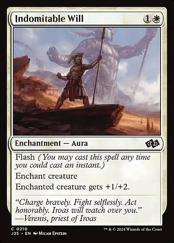 Indomitable Will - j25 Spoiler