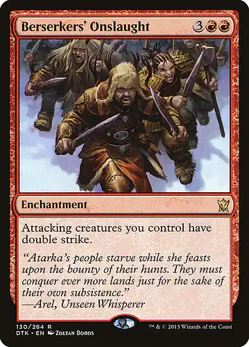 Berserkers' Onslaught - dtk Spoiler