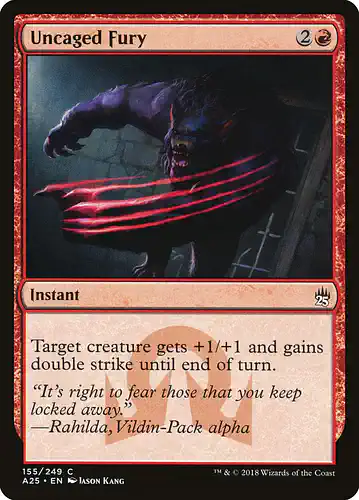Uncaged Fury - a25 Spoiler