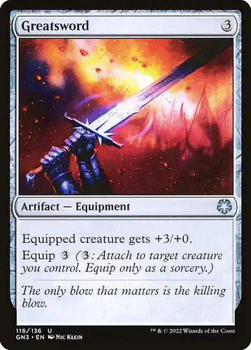 Greatsword - gn3 Spoiler
