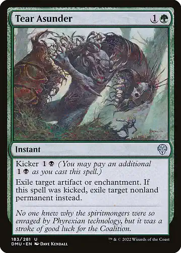 Tear Asunder - dmu Spoiler