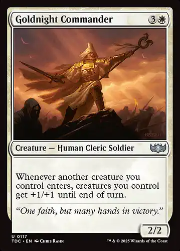 Goldnight Commander - tdc Spoiler