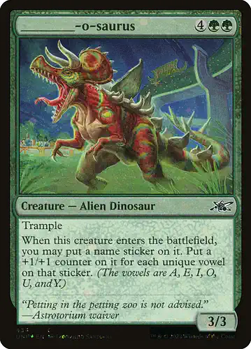 _____-o-saurus - unf Spoiler
