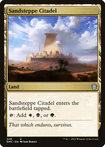 Sandsteppe Citadel - dmc Spoiler