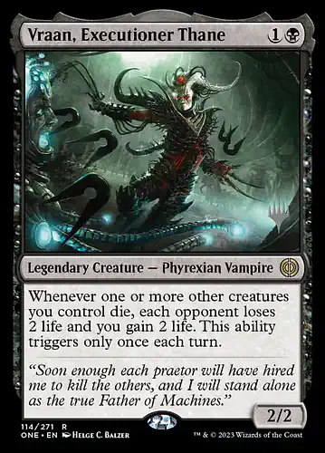 Vraan, Executioner Thane - one Spoiler