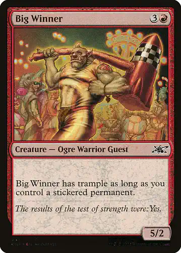 Big Winner - unf Spoiler