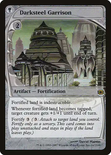 Darksteel Garrison - fut Spoiler