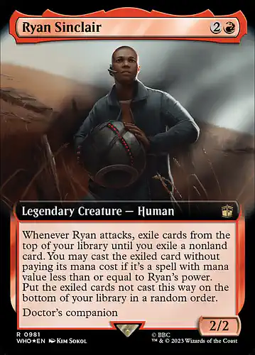 Ryan Sinclair - who Spoiler