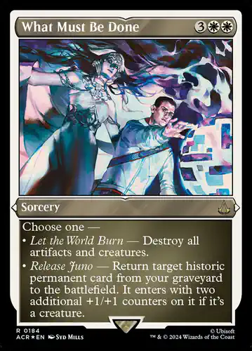 What Must Be Done - acr Spoiler