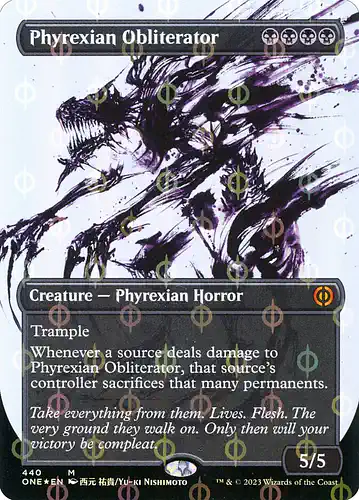 Phyrexian Obliterator - one Spoiler