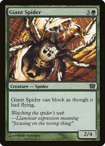 Giant Spider - 9ed Spoiler