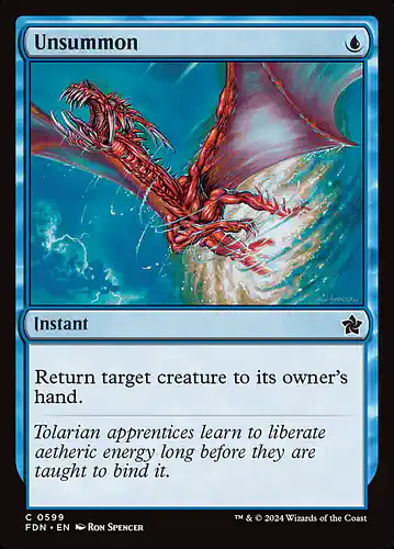 Unsummon - fdn Spoiler