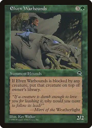 Elven Warhounds - tmp Spoiler
