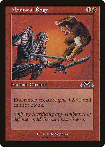 Maniacal Rage - exo Spoiler