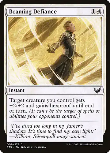 Beaming Defiance - stx Spoiler