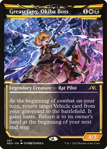 Greasefang, Okiba Boss - neo Spoiler