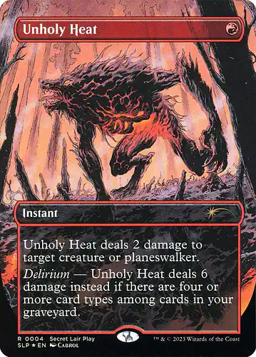 Unholy Heat - slp Spoiler