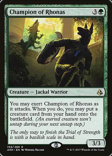 Champion of Rhonas - akh Spoiler