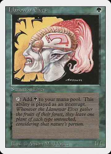 Llanowar Elves - 3ed Spoiler