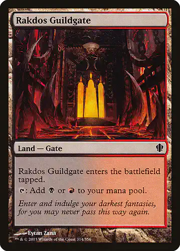 Rakdos Guildgate - c13 Spoiler