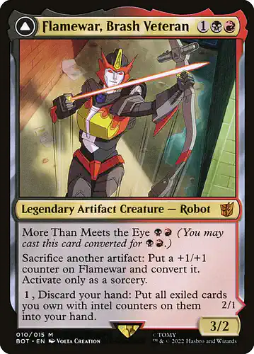 Flamewar, Brash Veteran - bot Spoiler