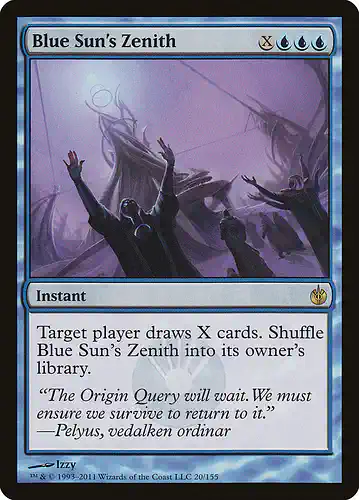 Blue Sun's Zenith - mbs Spoiler