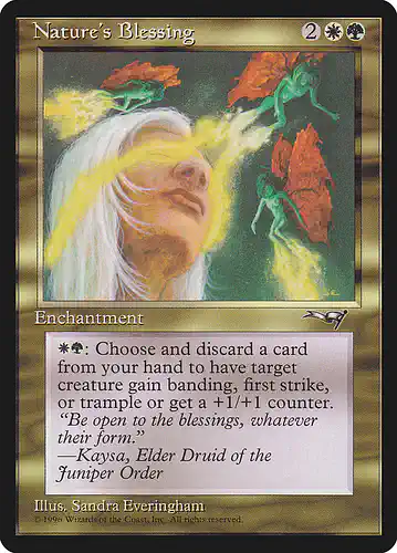 Nature's Blessing - all Spoiler