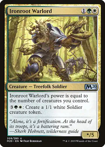 Ironroot Warlord - m20 Spoiler