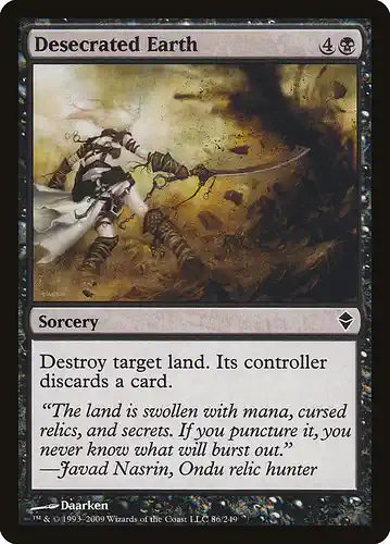 Desecrated Earth - zen Spoiler